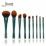 Jessup 9pcs Basic Makeup Brushes Set Trekking Green Color