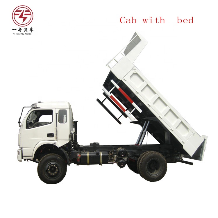 Dongfeng 4x4 Dump Truck Optional Specifications and Cargo Tank Dimension 3800*2500*800