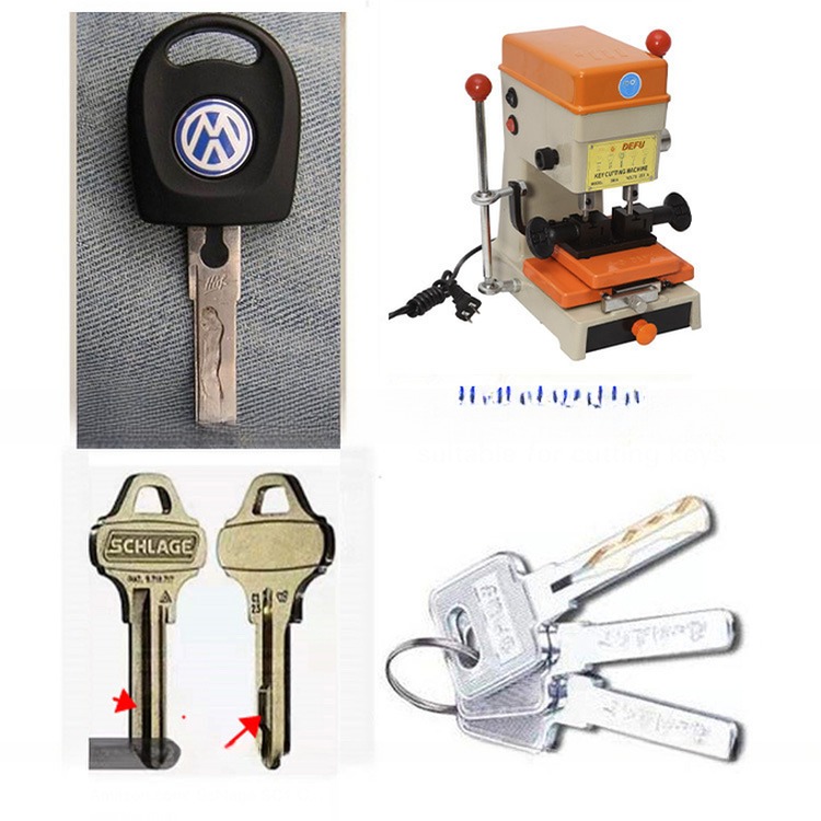 Defu 268B Duplicate Machine for Long Keys 100W Motor Power and Custom Fee Plug Shape
