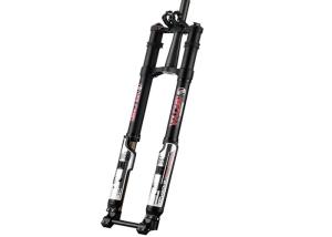 Quality Downhill Suspension Custom Bike Forks Black Dual - Crown Inverted 8 Inch wholesale