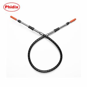 Quality Durable Mechanical Control Cable Assembly Stainless Steel End Rod And Support Tube wholesale