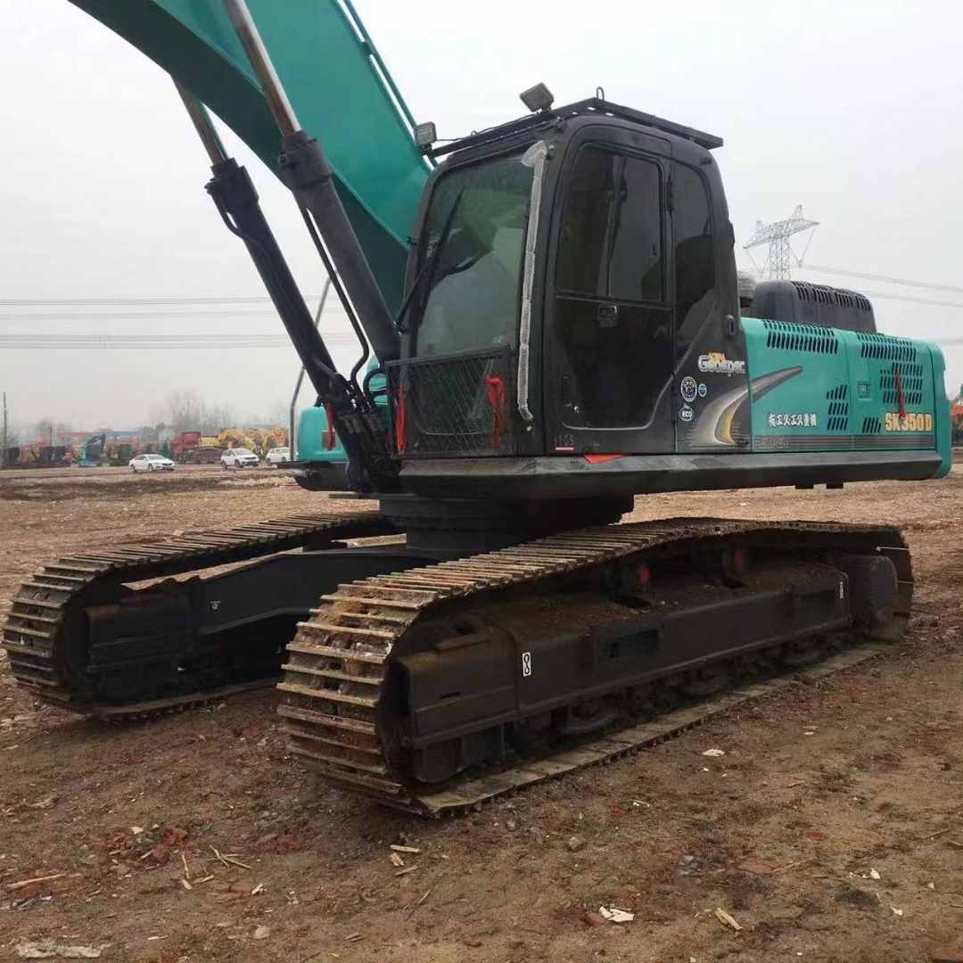 Kobelco SK350 Used Excavator with 1.6m3 Bucket Capacity and 34700kg Operating Weight