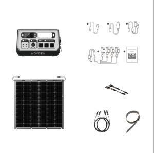 China 2048WH Power Station Flexible Solar Panel Portable Power Station For Balcony on sale