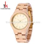 Aliexpress hot selling quartz movement watch Made out of red sandal watch