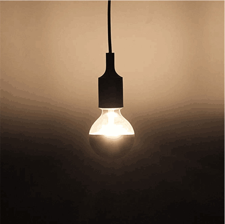 E27 G80 Decorative Filament Bulbs 3000K Silver Coated Light Bulbs 4W 6W