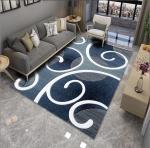 North European Simple Geometric Living Room Floor Carpets Machine Washable