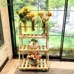 94cm 1.0mm 6063 Aluminium Plant Rack Home Flower Stand