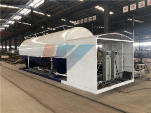 Quality 20cbm Mobile Lpg Skid Station 10MT Gas Cylinders Filling Plant Long Service Life wholesale