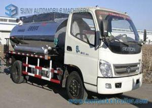 Quality Foton 2000 L - 4000 L Small Bitumen Asphalt distribution truck 95hp wholesale