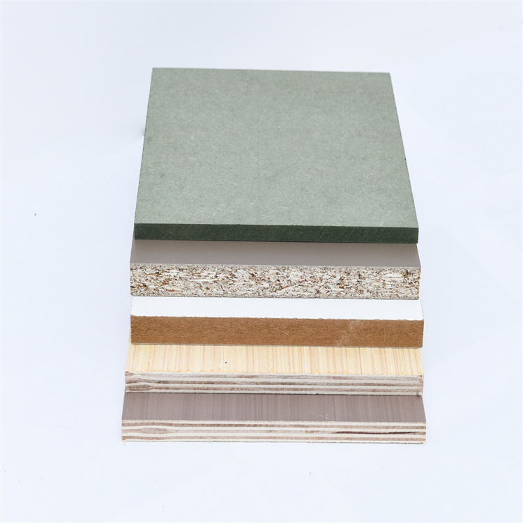 8mm 12mm 18mm MDF Laminated Board Embossed Prelaminated MDF Board