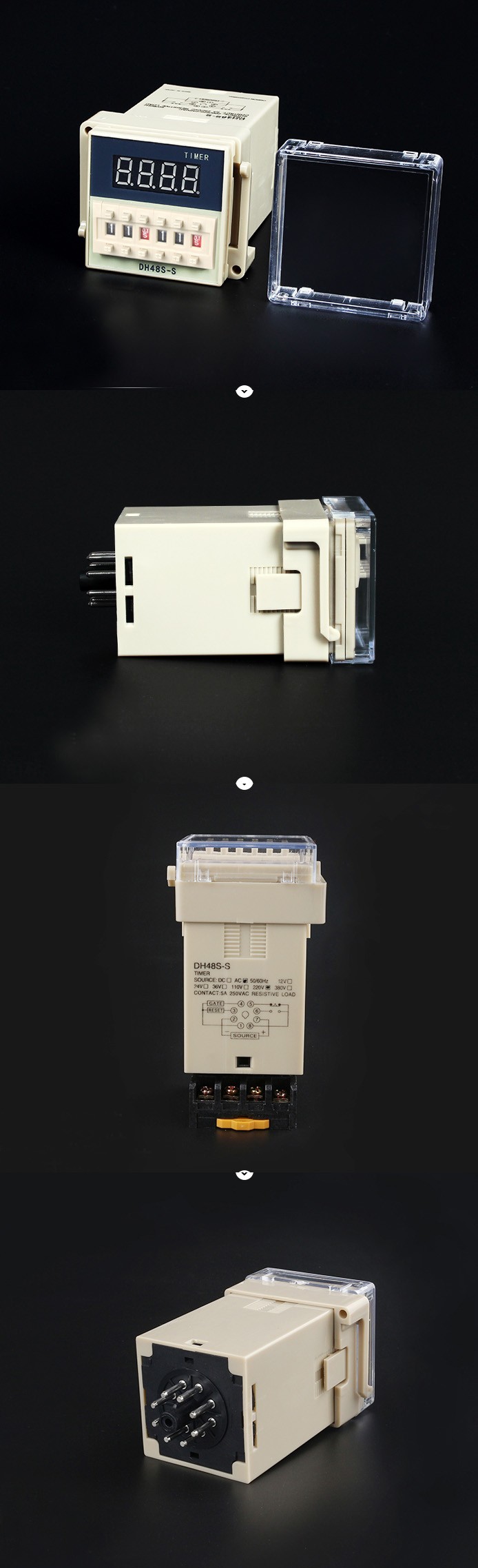 DH48S-S Cycle Timer Relay Electric timer delay Relay Timer