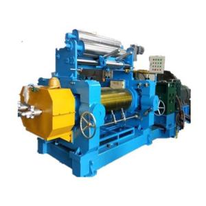 Quality 90KW Two Roll Rubber Mixing Mill Machine Craftsmanship Open Mill Rubber Mixing wholesale