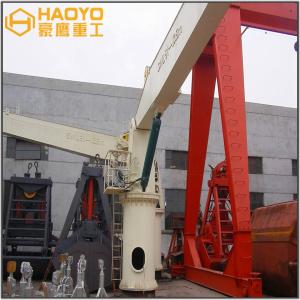 Quality Offshore Pedestal Fixed Boom Lifting Hydraulic Crane Marine Ship Deck Crane wholesale
