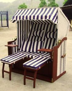 Quality UV Resistant Brown Roofed Wicker Beach Chair For Swimming Pool wholesale