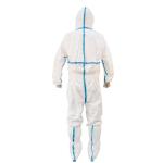 Isolation Hooded Lightweight Disposable Coveralls Body Suit High Air Permeabilit