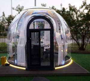 Quality Outdoor Luxury Dome Tent for Restaurant Dining Glamping Clear Bubble Room Bubble House wholesale