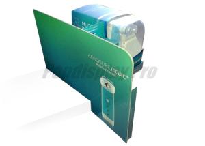 Quality Eco Friendly Cardboard Counter Display Units With A5 Brochure Holder And Ads Board wholesale