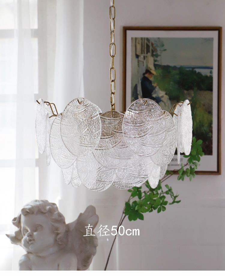 Modern Frosted Diamond Glass Chandelier Luxury Lustre Lighting（WH-CY-251）