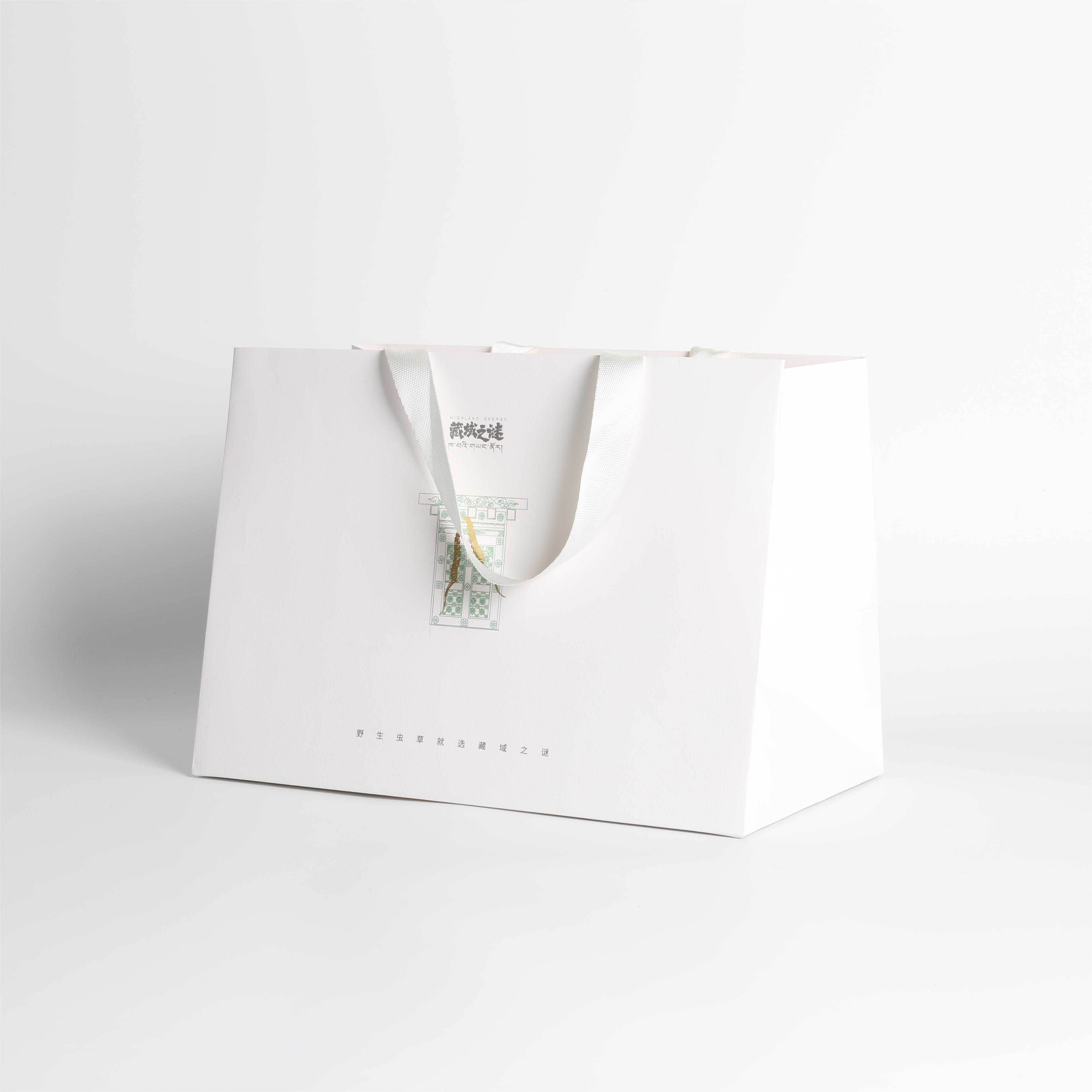 Recyclable Custom Branded Paper Carrier Bags , Retail Paper Bags Wholesale