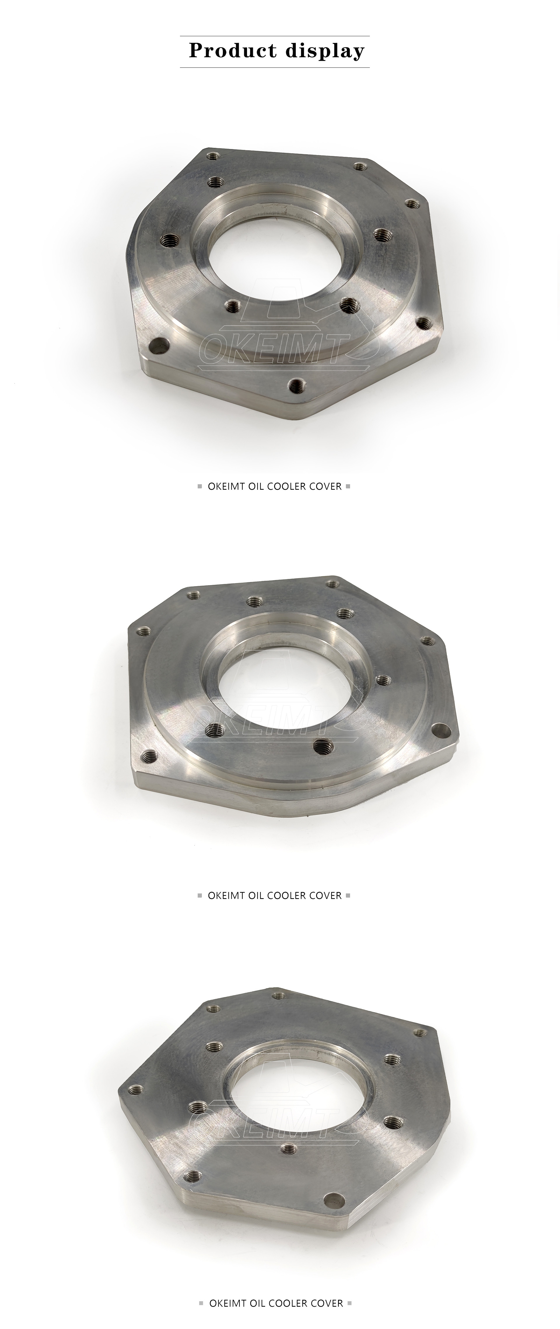 Excavator Engine Parts Diesel Pump Connection Plate Flange 4D95