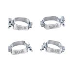 Stainless Steel Molar Band Ring Braces Buccal Tube Orthodontic OEM