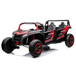 Quality Remote Control 24v UTV 4 Seater Ride On Cars for Adults and Kids in Red Pink Color wholesale