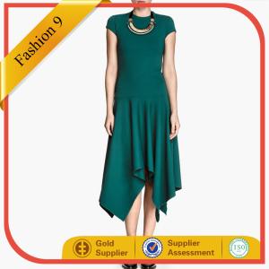 Quality Women Cap Sleeve Asymmetric Dress wholesale