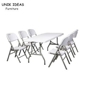Quality 6ft Banquet Outdoor Plastic Folding Table Picnic Camping Table wholesale