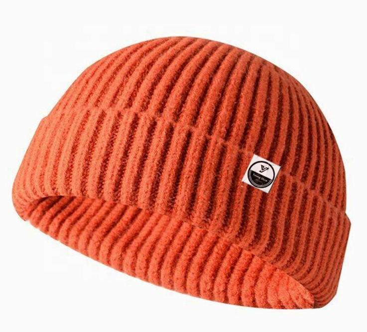 Cuff Knit Beanies And Caps Slouchy Skull Ski Women Plain Winter Warm Hats