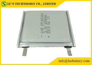 Quality CP155050 Thin Cell Battery 3.0v 650mah LiMnO2 For Tracking Device wholesale