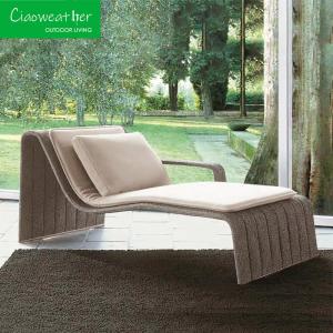 Quality Sun Lounger Aluminum Chaise Chair for Outdoor Pool Garden Daybed Backyard Rattan wholesale