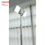 1.8m pneumatic telescopic mast light tower for fire vehicle, pan tilt light