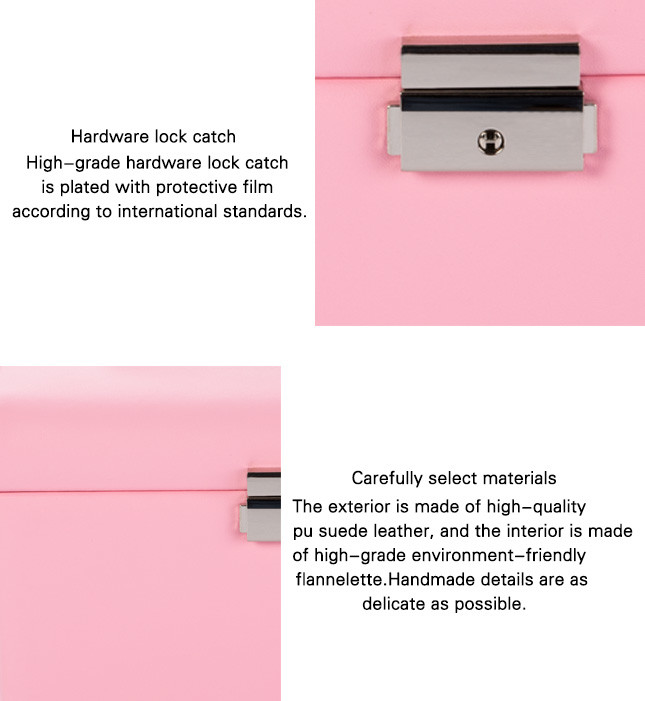 Water Resistant Three Layer Luxury Jewelry Box For Parents Eco Friendly