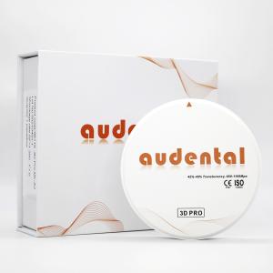 Quality 3d Pro CAD CAM Dental Blank Dental Zirconia Disc 98/95/92mm Audental Ce Certificate Iso Standard wholesale