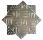 JIS DIN Aluminum Checkered Sheet 6061-T6 1060-H24 0.5mm 0.8mm Thick
