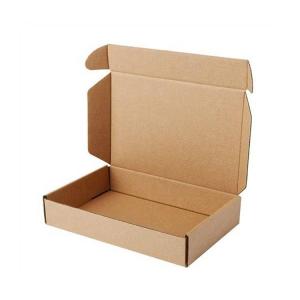 Quality Recycled Materials Custom Logo printing corrugated paper packaging box wholesale