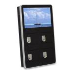 Wall Mounted Lcd Digital Signage Display , Smart Phone Charging Station 4k