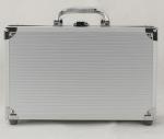 Pink Cosmetic Case 90 Degree Open and Multi - Purpose Aluminum Makeup Case For