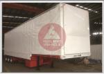 Easy Operation Curtainsider Semi Trailer , Curtain Van Trailer Double Side
