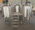 10HL Brewhouse Equipment Electricity / Steam / Gas Heating For Beer Brewing