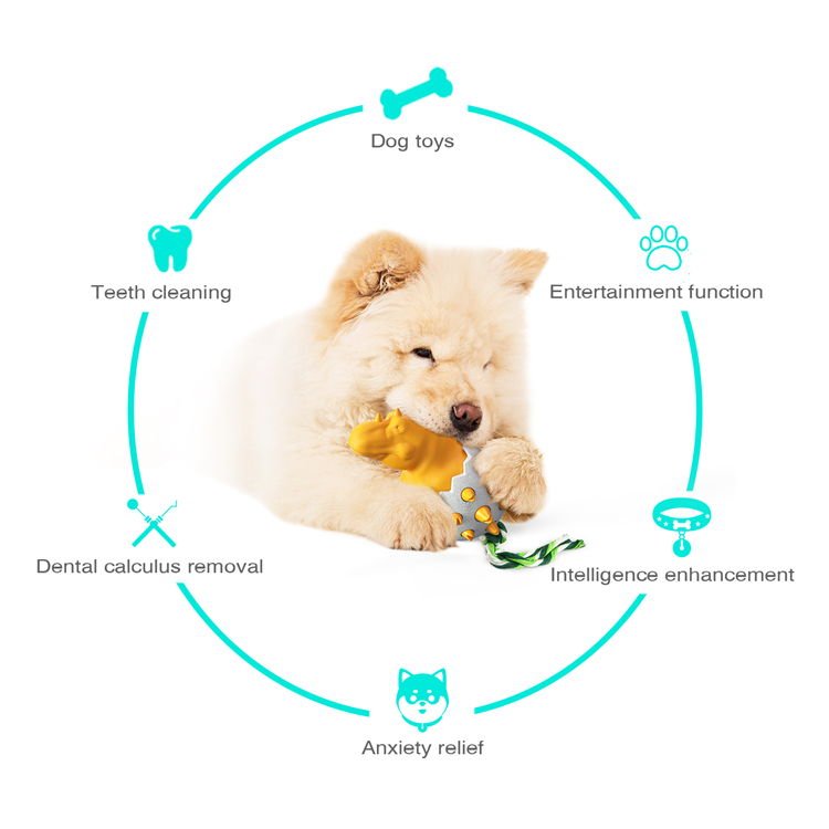 Dog toys suitable for aggressive chews Dog chew toys with long teeth with rope indestructible tough and durable Dog chew toys