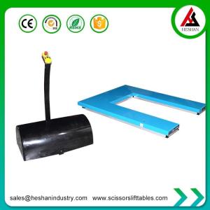 Quality 1500KG U Type Economic Electric Hydraulic Hand Pallet Lift Table wholesale
