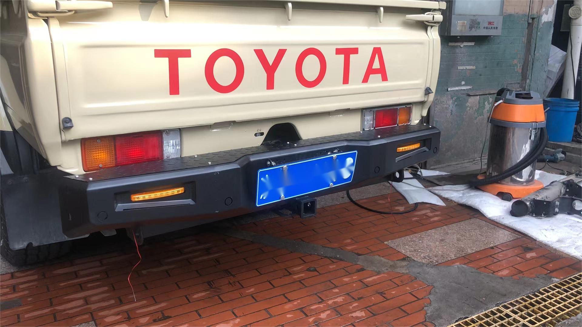Add Style and Functionality to Your Toyota LC79 with Rear Bumper and Tire Carrier