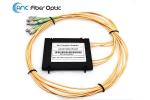 FC APC Fiber Optic Splitter Even Ratio 3x3 Single Mode Optical Fiber Coupler