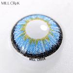 Soft Eco Icy Blue Eye Contact Lenses 14.2mm For Dark Eyes