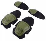 Professional Protection Gear Black Polyester Frog Suit Knee Pads and Elbow