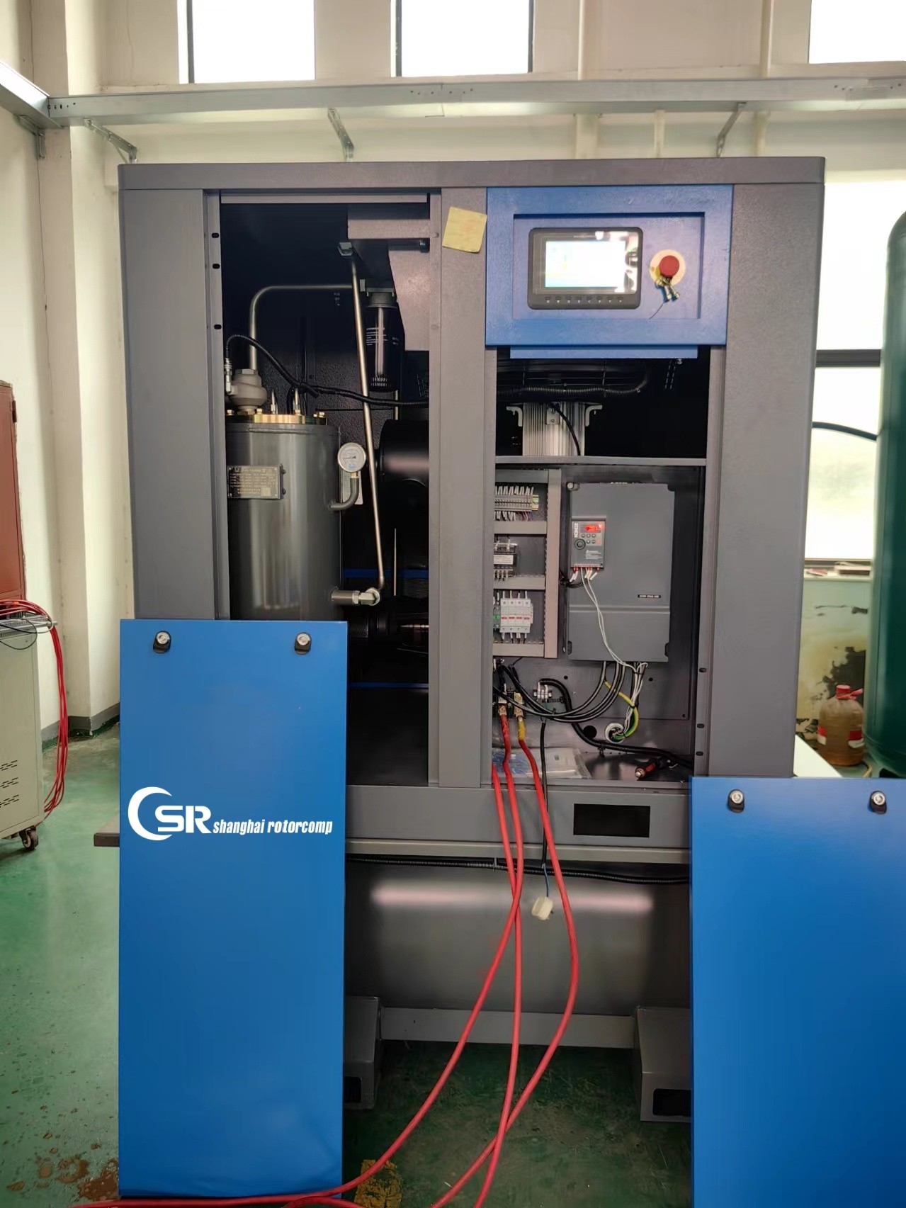 Electric Rotary Rotorcomp LGSD-11 Series Screw Air Compressors Heavy Duty