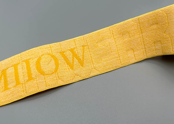 Cycle Ending Customized 35mm Loose Jacquard Elastic Band For Clothing