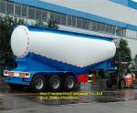 Q235A Weichai Heavy Duty Semi Trailers 3 Axles 60m3 Bulk Cement Truck 70 Ton