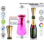 FDA Gold Plated Moet Chandon Champagne Sipper Embossed Logo